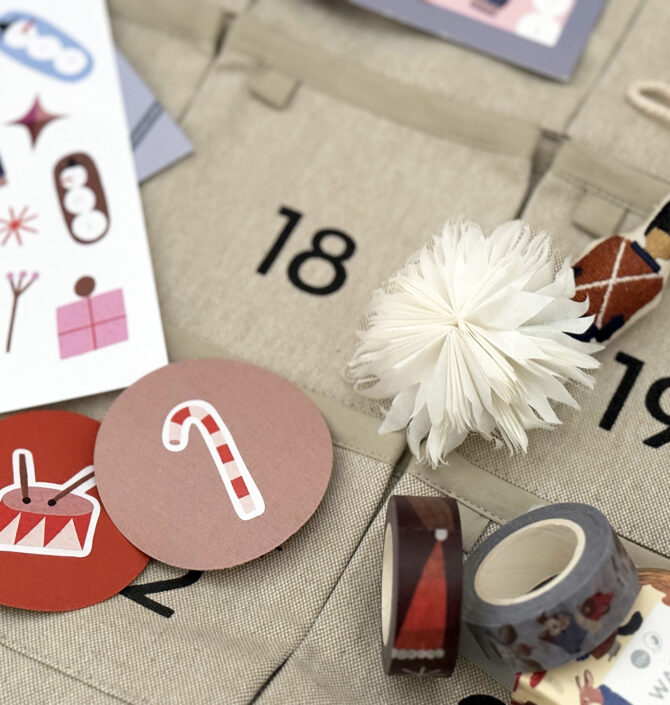 Adventskalender befüllen, Weihnachten Aufkleber, Washi Tape Weihnachten, Aufkleber mit Trommel und Candy Cape, Schneemann-Motiv