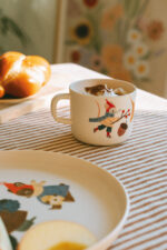 Kindergeschirr aus rPET, recyceltes Plastik, LFGB, EU Standards, Kindertasse, Kinderbecher, Kinderteller, Kinderteller mit Bär, Frühstückstisch