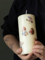 Kindertattoos Waldtiere im Winter, Temporäre Tattoos mit Bär, Igel, Vogel, Maus
