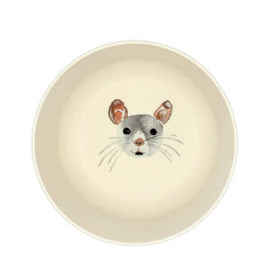 Kinderschüssel Maus, Aquarellzeichnung, rPET