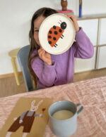 Kinderteller Marienkäfer, Kinderteller aus rPet, robuster Kinderteller