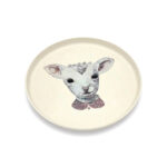 Kinderteller Lamm, Tierzeichnung, rPET, lebensittelsicher, LFGB, EU-Standards