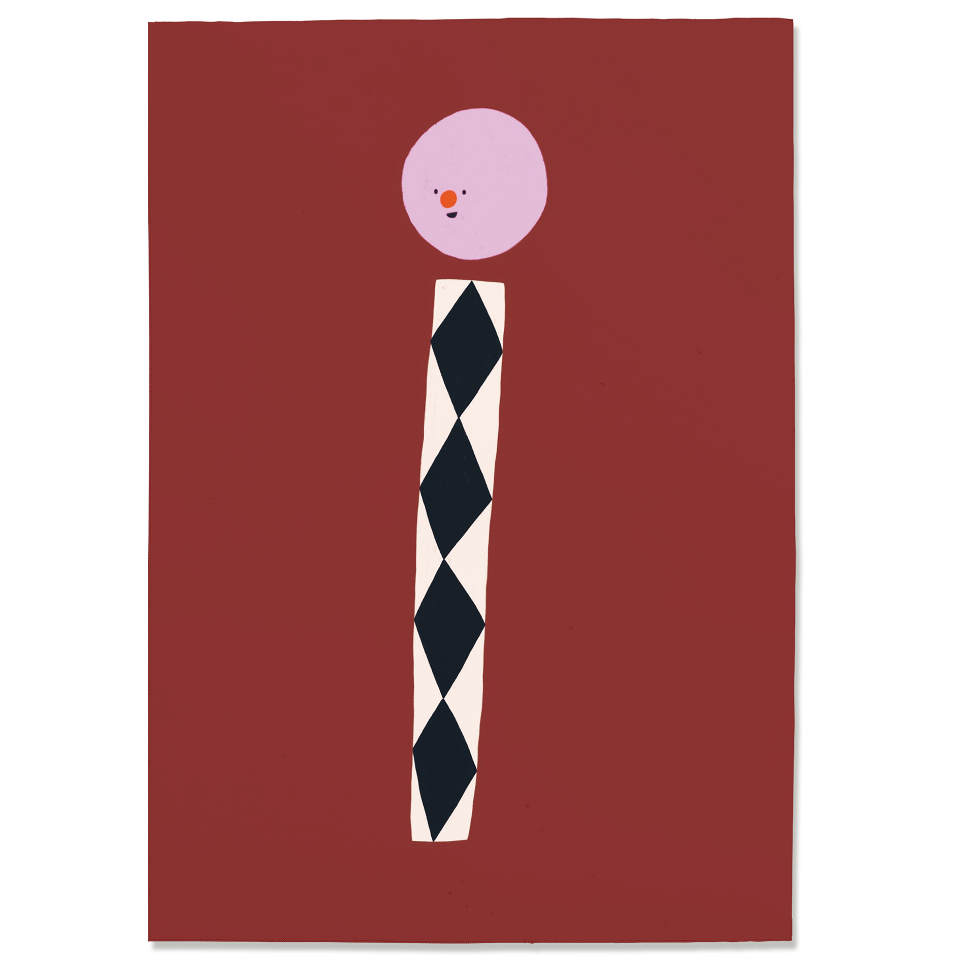 Postkarte I#2, Postkarte Buchstabe I, illustrierte Postkarte mit Buchstabe I, ABC Postkarten, Postkartenset ABC, Buchstabenpostkarten von Anna Katharina Jansen